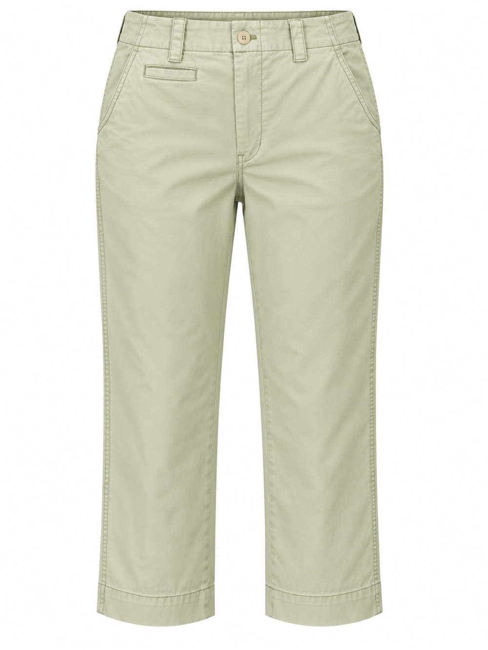 Madewell high rise khaki green straight leg trousers, size 0